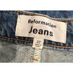 Reformation  Tazz Denim Maxi Skirt Size 27 Photo 3