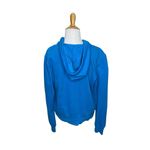 Aeropostale New York City Bright Blue Silver Hoodie Jacket Sweatshirt Size large Photo 3