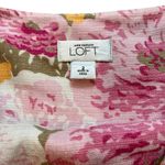 Loft Ann Taylor Peony Print Linen Blend Midi Skirt, Sz 2 Photo 13