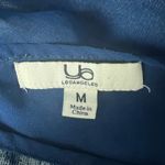 Ya Silk Blend Diamond Print Chiffon Blue Top Size M Workwear Casual Size M Photo 1