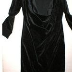Victoria's Secret New Womens Velour XS Brown Cowl Back Dress 3/4 Sleeve Chocolat Photo 0