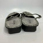 Alegria  snake skin print mary Jane mules gray cream‎ size 39 Photo 6