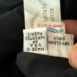 Vintage 80s Albert Nipon 2pc Special Occasion Black Velvet Jacket Gold Black Ski Size 6 Photo 16