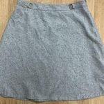 The Limited  Midi Skirt Wool Blend A Lined Zip Gray Washable Lined Machine Wash Photo 0