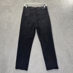 American Eagle  Super High Rise Ankle Straight Jean Black Boho Women's 4 x 27 Photo 1