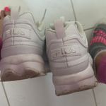 FILA  Disruptor leather  White Sneaker size 9 Euc Photo 5