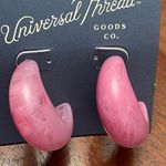 Universal Threads Universal Thread Pink Earrings nickel free hoop jewelry New size Medium Photo 4