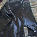 Boston Proper  Houndstooth Plaid Blazer Sz 10 Photo 10