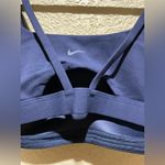 Nike  NWT Zenvy Strappy Women's Sports Bra Padded Navy Blue Size S Photo 4