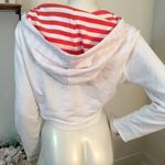 Lace up Cropped Hoodie White Size XL Photo 2