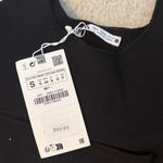 ZARA Black  Cutout Crop Top Photo 2