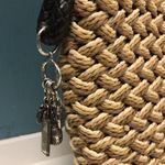 Brighton  Woven Textile‎ Body Leather Trim & Shoulder Strap Casual Bag *read Photo 3