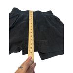 Gianni Bini Anthropologie  Size Medium Linen Blend Black Cuffed Stretch‎ #OP13-1 Photo 5