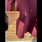 Fleurette Wool burgendy coat size 10 Fleurette Loro Piana Fleurette Photo 4