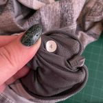 Lululemon Women 4 Race Your Pace 1/2 Zip Pullover Marshmallow Stripe Double Zip Photo 10