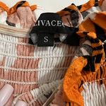 Molly and Zoey  Orange Floral Mini Dress Photo 4