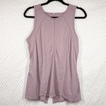 Athleta  Dusty Pink Eyelet Foothill Split Back Tank‎ Top Photo 1