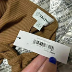 Ribbed knit maxi dress Brown Size XS Photo 2