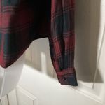 beach lunch lounge top Red Black Buffalo Plaid Check Small Button Up S Photo 5