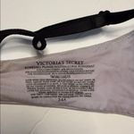 Victoria's Secret  Silver Bra Black Lace bombshell plunge 34A padded adjustable Photo 5