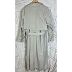 London Fog Women’s Trench Coat Size 14 Vintage Tan Cream Lined Belted Long Photo 1