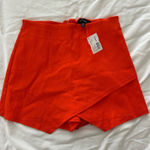 Frock Candy  Orange High Waisted Mini Triangle Skort Photo 0