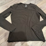Mossimo Supply Co. Dark Gray Long Sleeve Tee Black Size M Photo 0