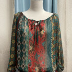 American Rag  Multicolor Boho Blouse Photo 0