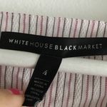 White House | Black Market Stripe Bell Sleeve Blouse Top Womens Size 4 V Neck Photo 1