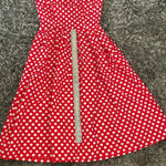 The best rockabilly retro polka dot swing dress ever made Red Size 10 Photo 5