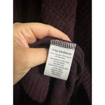 H by Bordeaux  Mix‎ Rib Cozy Waterfall Cardigan Small Rosewood Maroon NEW Photo 4