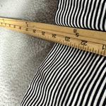 Banana Republic Wide Leg Cropped Pants Womens 10 Blue Striped Preppy Nautical Photo 4