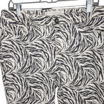 C Est. 1946 Denim Skinny Cropped Pants Capri Zebra Print Womens Contemporary 14 Photo 6
