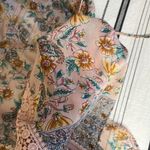 Xhilaration  • floral lace embellished tassel tie kimono swim coverup Photo 7