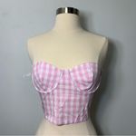 ZARA  NEW WOMAN SS23 PINK WHITE BARBIE™ MATTEL BUSTIER REF:0264/101 Photo 1