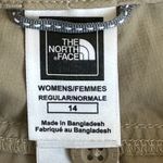 The North Face Shorts Womens 14 Khaki Nylon Outdoor Hiking Gorpcore Athleisure Photo 3