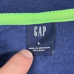 Gap VTG Y2K Full Zip Track Jacket Athletic Activewear Blue Green Womens Large Photo 4