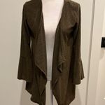 New With Tags Millibon Open Front Brushed Ribbed Knit Open Cardigan Sz M Green Size M Photo 0