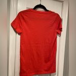 J.Crew NWOT Size S Red Orange Slub Cotton Tee Shirt Short Sleeve Lightweight Photo 5