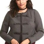 Torrid Charcoal Gray Gothic Fitted Military Suit 1 Photo 0