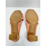 Caslon  Sandals Size 7 Coral Suede Leather Crisscross Open Toe Block Heel Slip On Photo 10