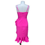 Likely  Laverna Ruffle Midi Dress Fuchsia Pink‎ Size 0 Photo 6