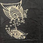 Koko Knots swim cover up or skirt. Black and white with fish Photo 2