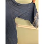 Studio West 2X size Tunic Top Denim Blue Womens Plus Shirt Casual Boho Blouse Photo 1