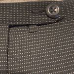 Avenue NWT  Women’s Black Cuffed Wide Leg Trousers, small polka dot, Size 16 Photo 12