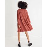 Madewell  Challis Red Button-Front Mini Dress in Tiny Daisy Sz XS Photo 10