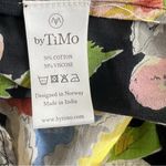 By Timo Long Sleeve Floral Black Maxi Dress Size XS Photo 8