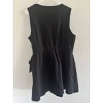 J.Crew  Wrap Dress Womens XL Black Mini Minimalist Capsule Career Classy Photo 1