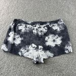 Free People Shorts Women's Large L Black White Tie Front Linen Blend Casual Photo 1