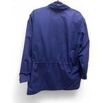 Cabin creek Women’s Parka Coat L Navy Blue Flannel Lined Adjustable Warm Photo 1